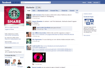 Starbucks on Facebook