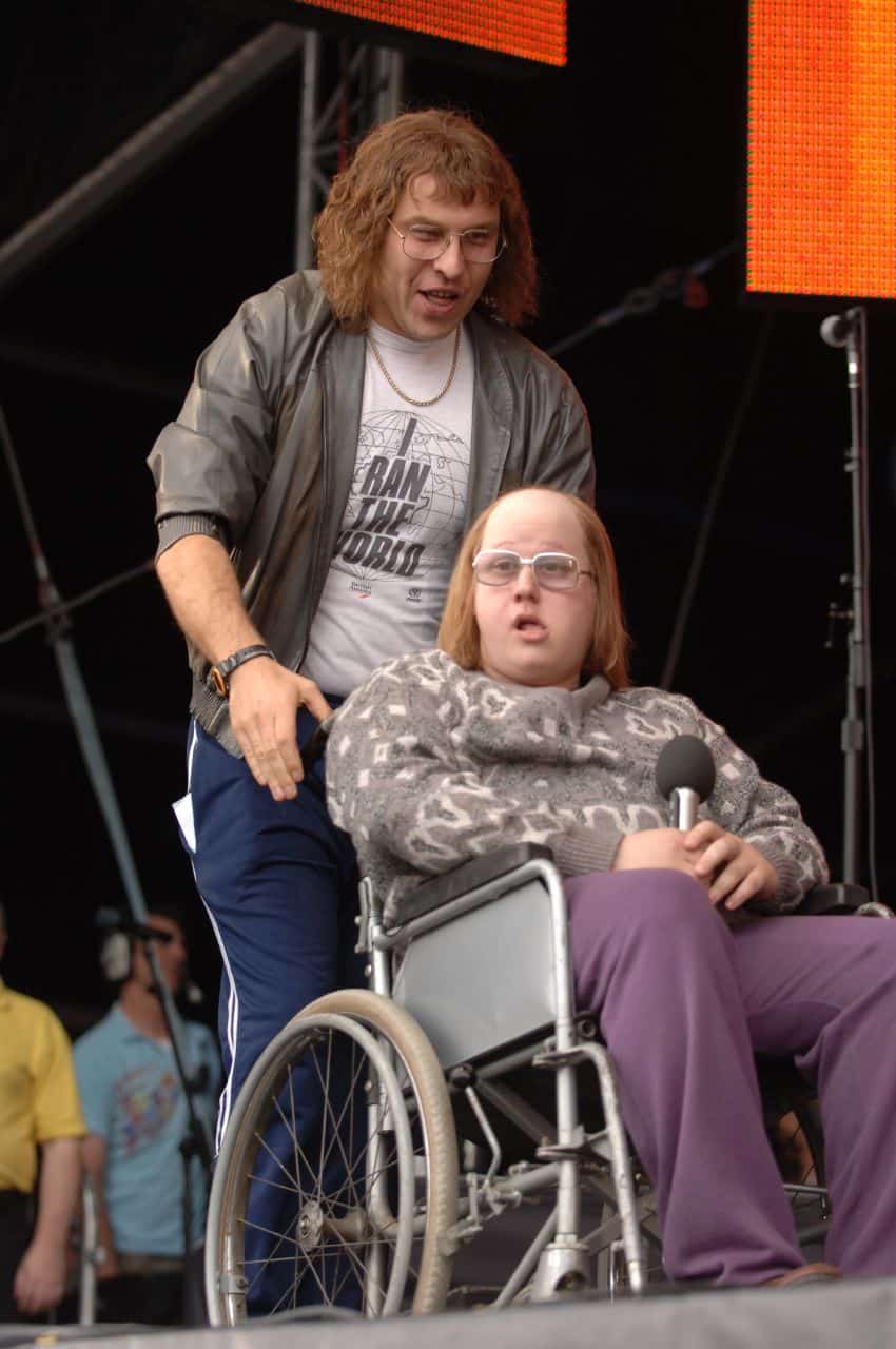 David Walliams with his on-screen partner Matt Lucas; did they influence each other's choice of off-screen partner? Pic courtesy: http://www.flickr.com/photos/admiralty