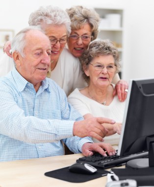 When seniors use online social networks they could well be improving their health