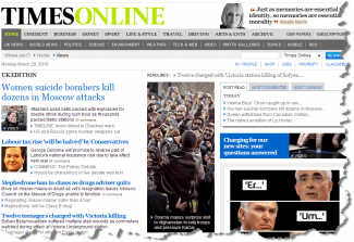 The Times is due to charge online