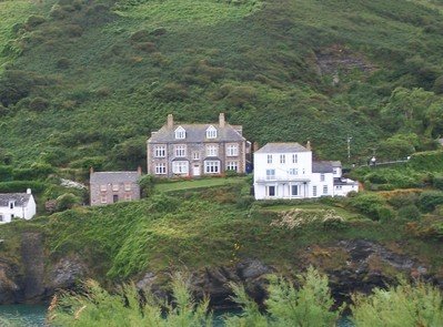 House in Port Isaac supposedely the home of fictional TV charcter Dr Martin