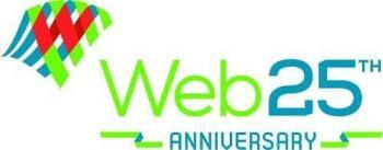 The official Web at 25 logo