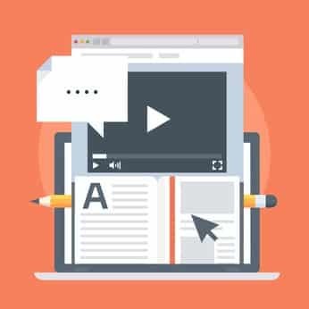 Web page design with video