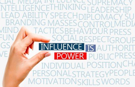 Influence is power concept