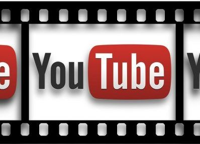 YouTube Logo in film frame 