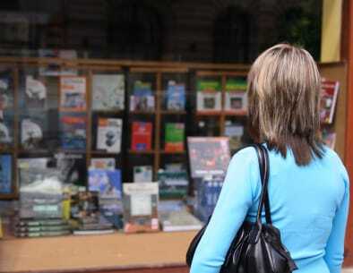 Book shops still represent an "old fashioned" way of doing business