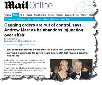 Andrew Marr Reveals Gagging Order