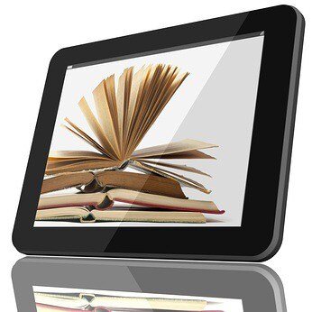 Tablet PC Computer and book