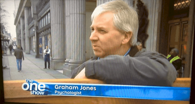 Graham Jones, Internet Psychologist on BBC TV The One Show
