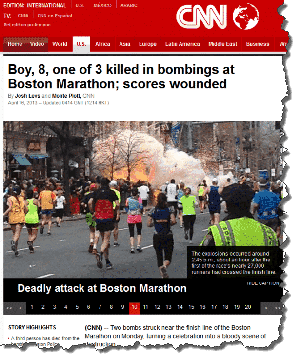 Boston Marathon Explosion the response