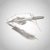 Forget the keyboard – handwrite your web content drawing of hand holding pen