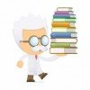 Young academics show you how to succeed with a blog funny cartoon scientist