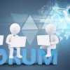 Online forums are good for you Group of people in forum