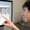 Active website users want even more from your business Person engaged with blog