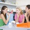 People prefer real world shopping because of the experience Women sharing shopping experience