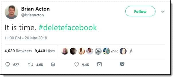 #deletefacebook