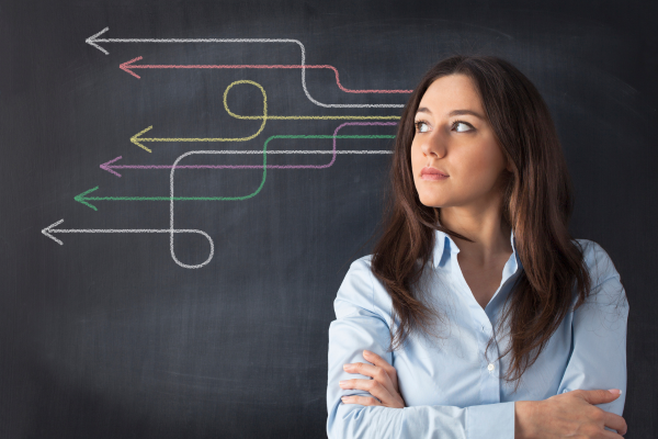 Woman thinking