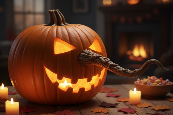 Pumpkin with long nise