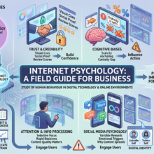 Infographic on internet psychology